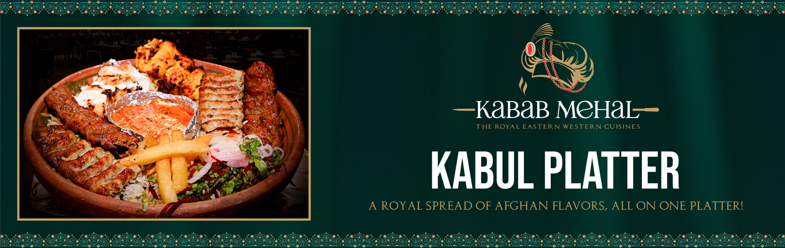 Kabab Mahal Restaurant Website Banner 06